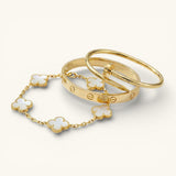 Miami Lumière Bracelet Stack White