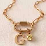Name & Birthstone Signature Necklace