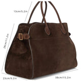 Sophisticated Suede Handbag