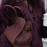 Sophisticated Suede Handbag