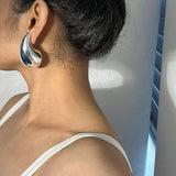 Sandra Teardrop Gold Earrings