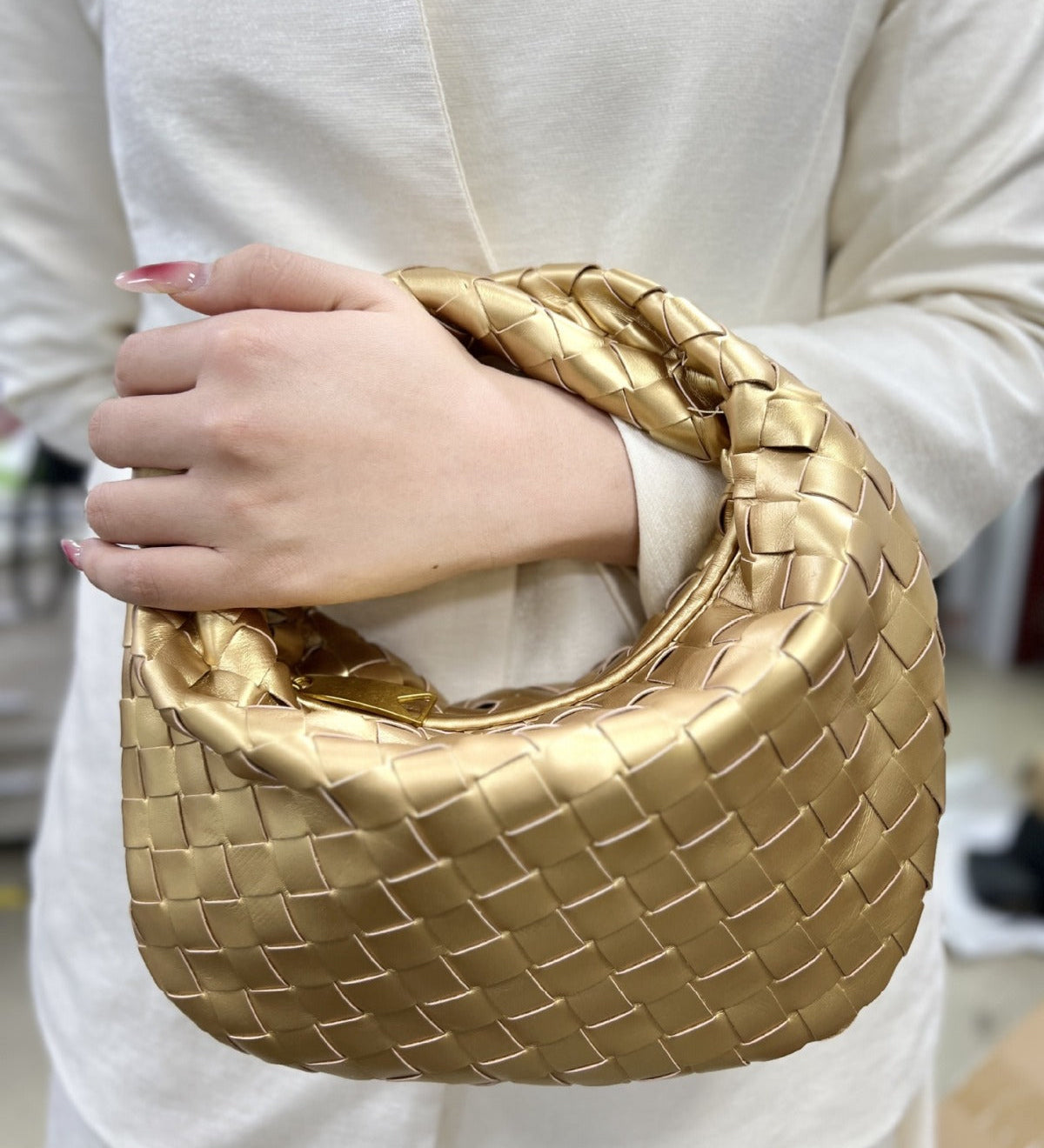 Aurelia Woven Mini Handbag