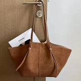 Suede Tote Bag