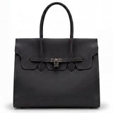 Jelly Firkin Bag – Glossy Top Handle Tote with Lock Detail | Summer 2026