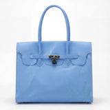 Jelly Firkin Bag – Glossy Top Handle Tote with Lock Detail | Summer 2026