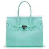 Jelly Firkin Bag – Glossy Top Handle Tote with Lock Detail | Summer 2026