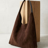 Velora Luxe Vegan Suede Tote