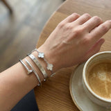 Miami Lumière Bracelet Stack White