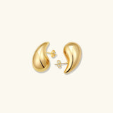 Sandra Teardrop Gold Earrings